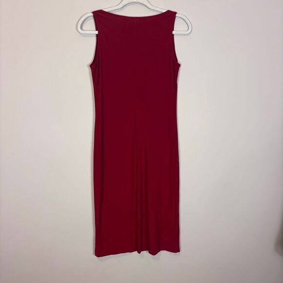 Norma Kamali Red Sleeveless Dress Size Medium - Picture 2 of 6
